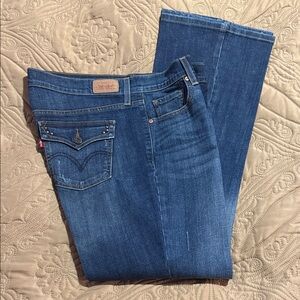 Levis 515 Denim Starched Jeans Excellent Shape Women’s 12